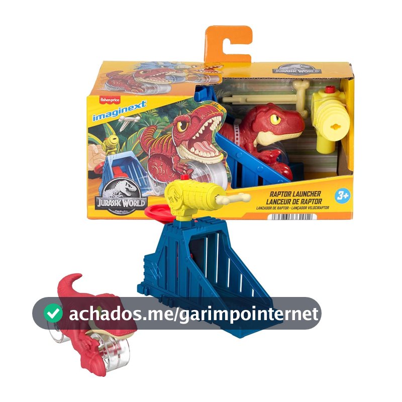 Imaginext Jurassic World Lançador Raptor