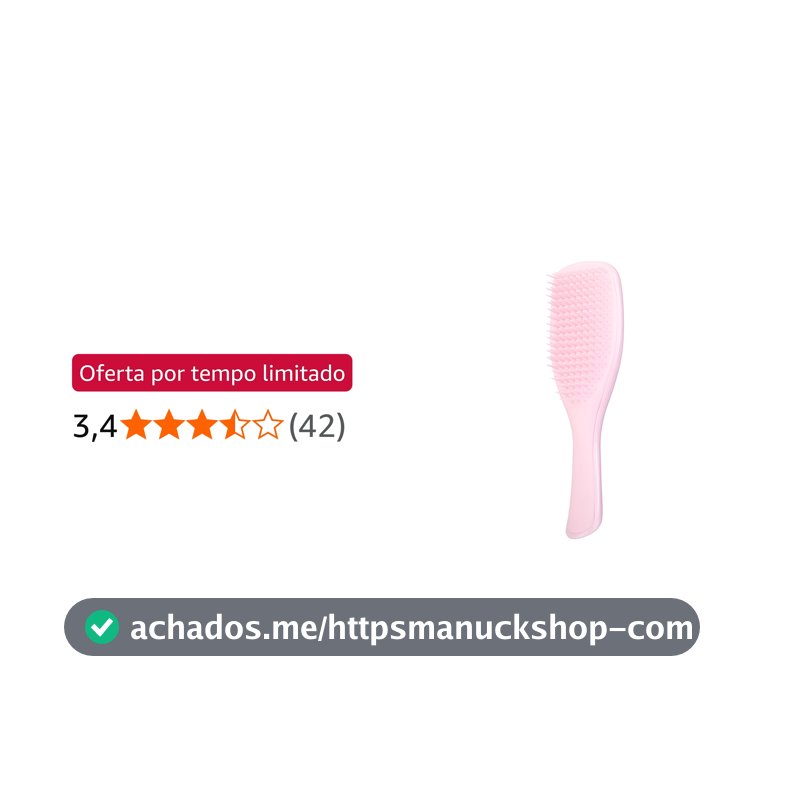 GOKOCO Escova Desembaraçadora Cabelos Molhados e Secos Reduz Frizz e Quebra, Escova de Cabelo para todos os tipos de cabelo - Rosa