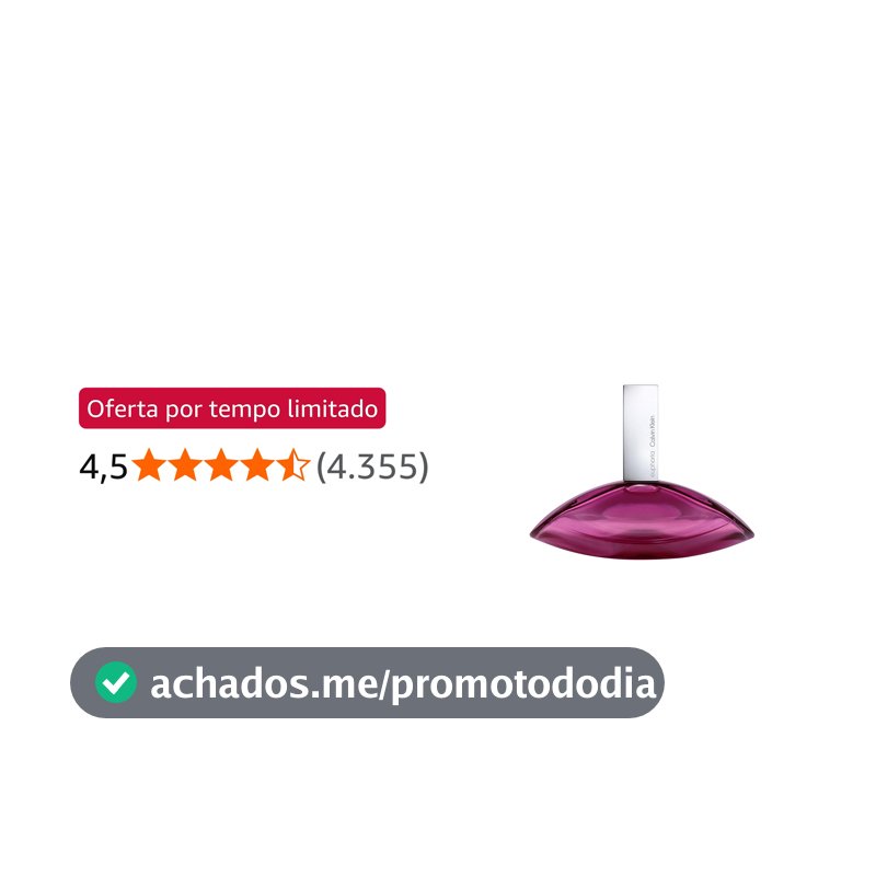Calvin Klein Euphoria Feminino Eau De Parfum 100Ml,