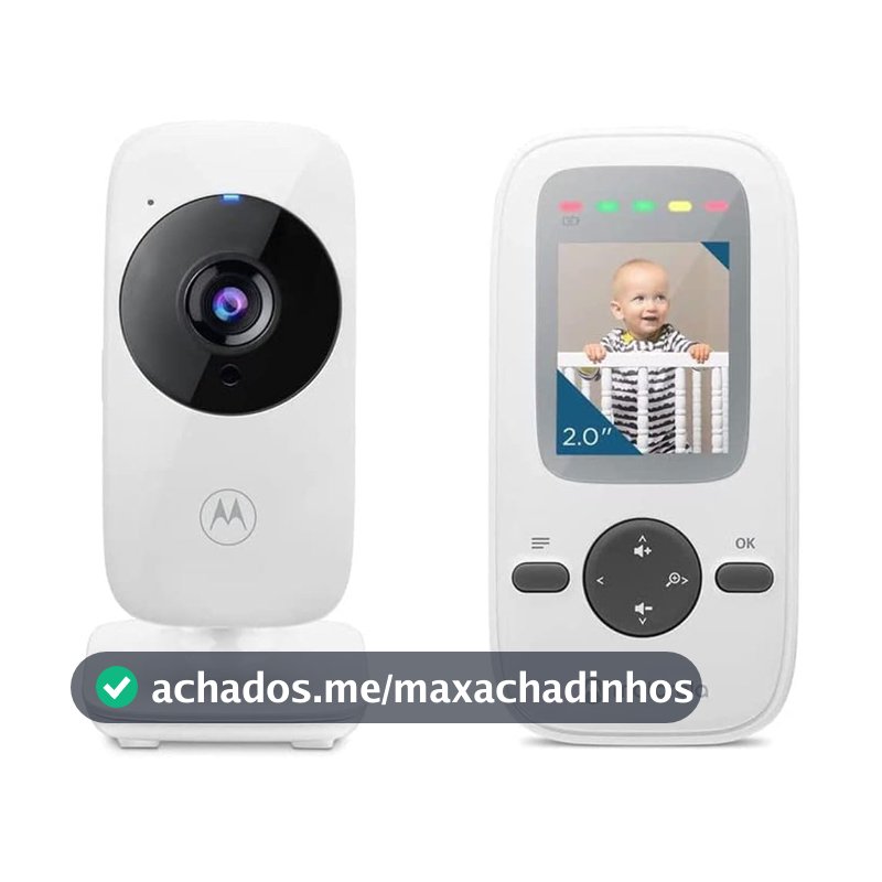 Babá Eletrônica VM481 Tela LCD 2.0 e Zoom Digital - Motorola