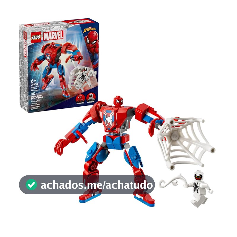 LEGO Super Heroes Marvel Robô do Homem-Aranha 76308 (107 Peças)