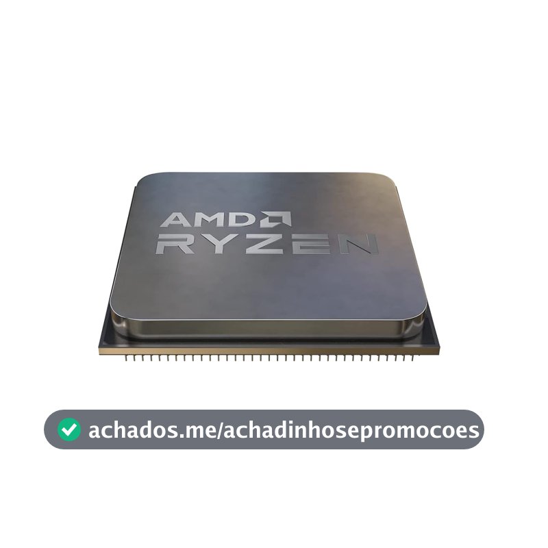Processador AMD Ryzen 7 5700X, 3,4 GHz, 8 núcleos, 16 threads, cache de 32 MB, soquete AM4, OEM