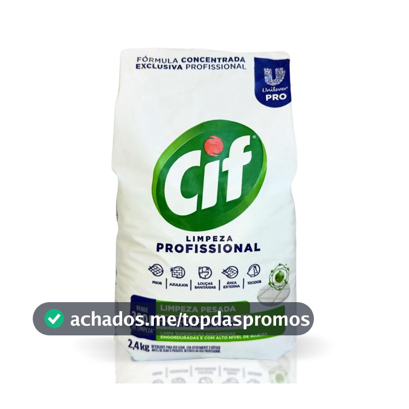 LIMPADOR EM PO LIMPEZA PESADA 2,4KG CIF (64347284)