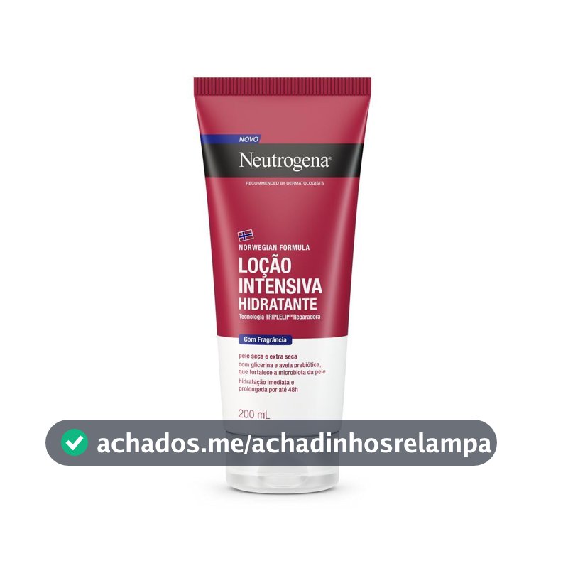 Hidratante Corporal Neutrogena Norwegian Intensivo, Com Fragrância, 200ml