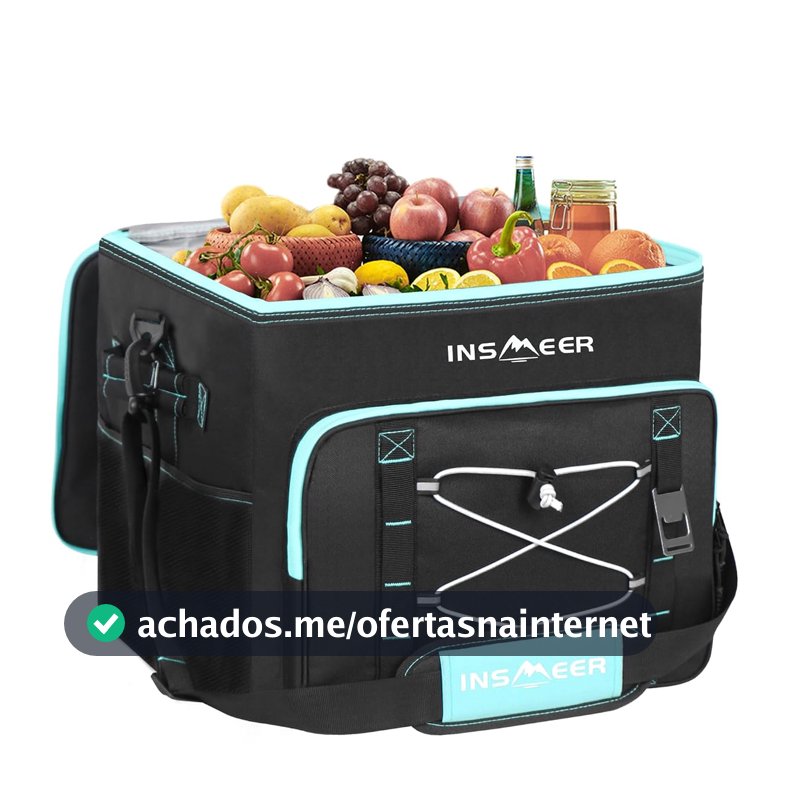 INSMEER Coolers e Bolsas Térmicas para Acampamento, 55 Litros/ 90 Can Bolsa Térmica Grande À Prova De Vazamentos para Praia