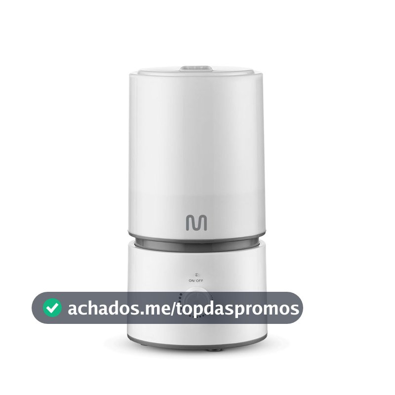 Umidificador Ultrassônico Easy Air 1.8L Branco Multi Saúde - HC290