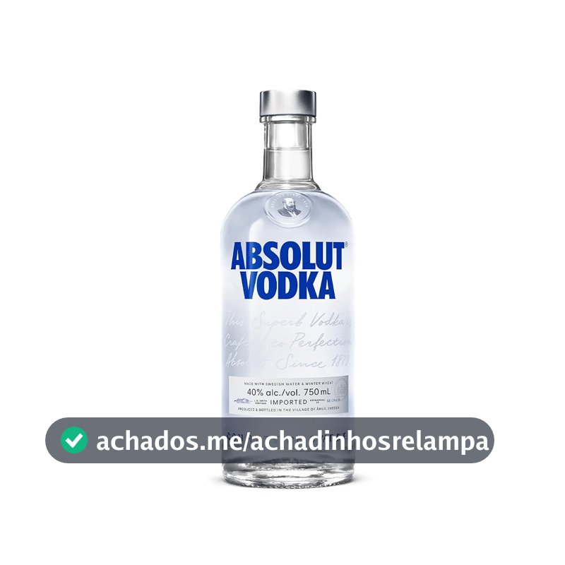 Absolut Vodka Original Sueca 750ml Absolut Sabor vodka 750 Ml