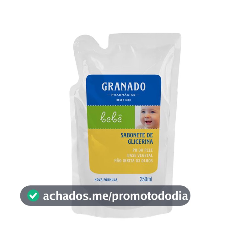 Granado Refil Sabonete Líquido Bebê, Tradicional, 250ml