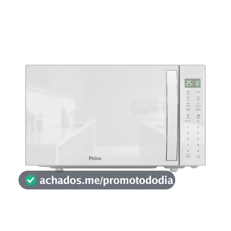 Micro-ondas 28L Philco Pintura Limpa Fácil 1100W PMO31B 127v