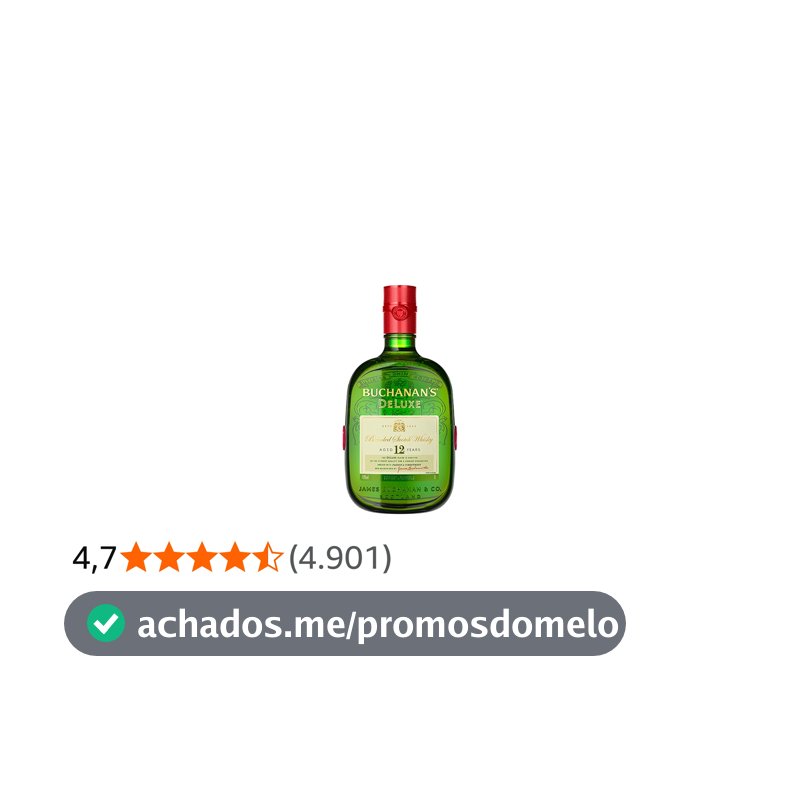 Whisky Buchanan's Deluxe 12 Anos 1L