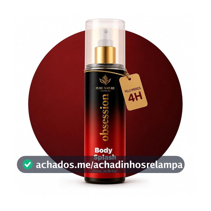 Body Splash Obsession Pure Nature Feminino 200 ml Doce Quente e Envolvente