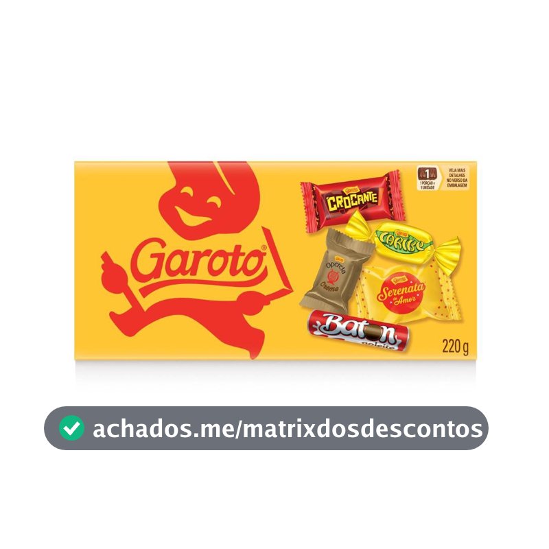 Bombom GAROTO Sortido Caixa 220g