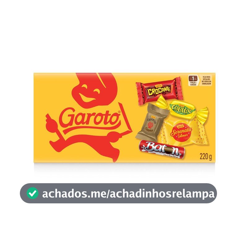 Bombom GAROTO Sortido Caixa 220g