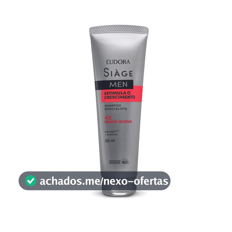 Eudora Siàge Shampoo Estimula O Crescimento Men 250ml