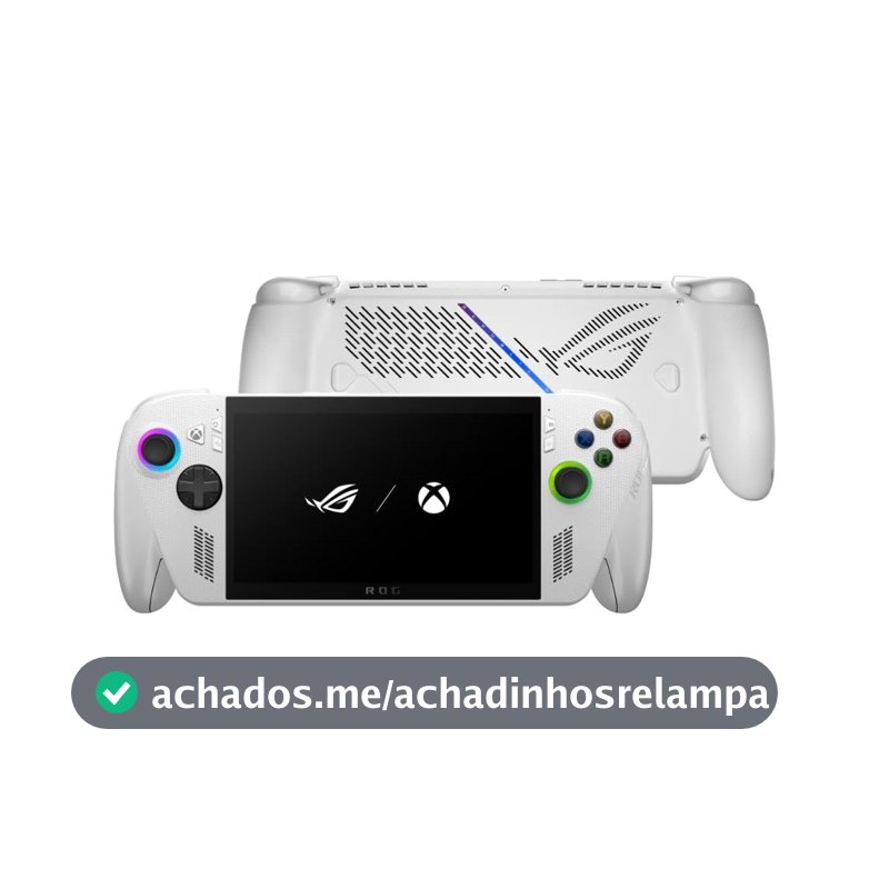 ROG Xbox Ally Console Portátil Tela 7" Touchscreen 120Hz, AMD Ryzen Z2A 2 GHz, 16 GB RAM, 512 GB SSD, Windows 11 Home - White - RC73YA-NH003W