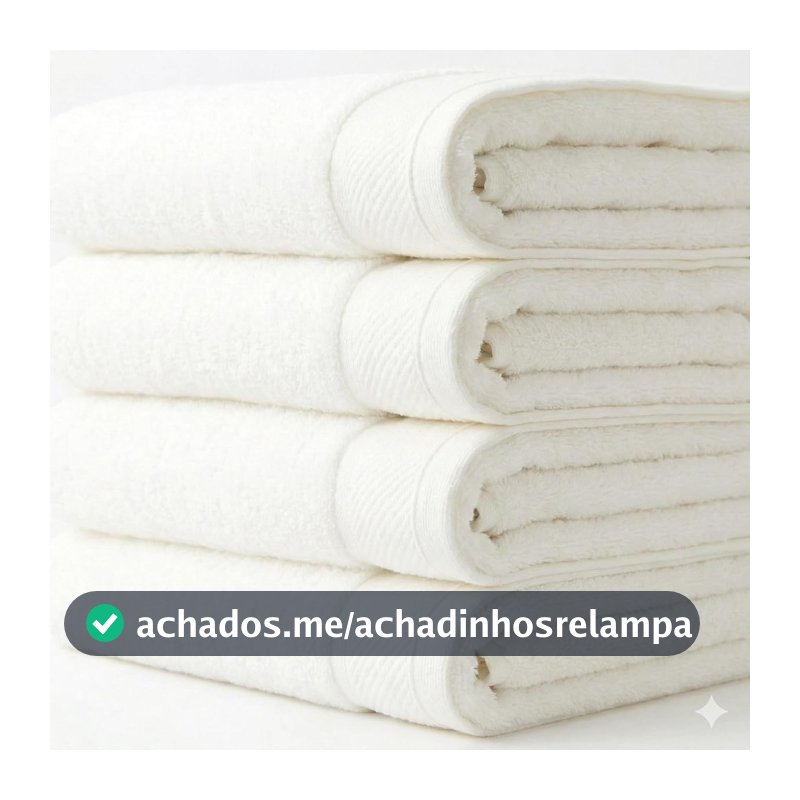 4 Toalhas De Banho Gigante Gramatura 500 G/m² Grossa Felpuda Eleganz (Branco)