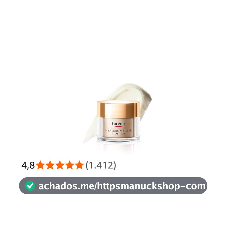 EUCERIN Creme Facial Anti-idade Firmador Noite 50ml, Elasticity, Pele Madura, Hyaluron-Filler, Ácido Hialurônico, Antirrugas