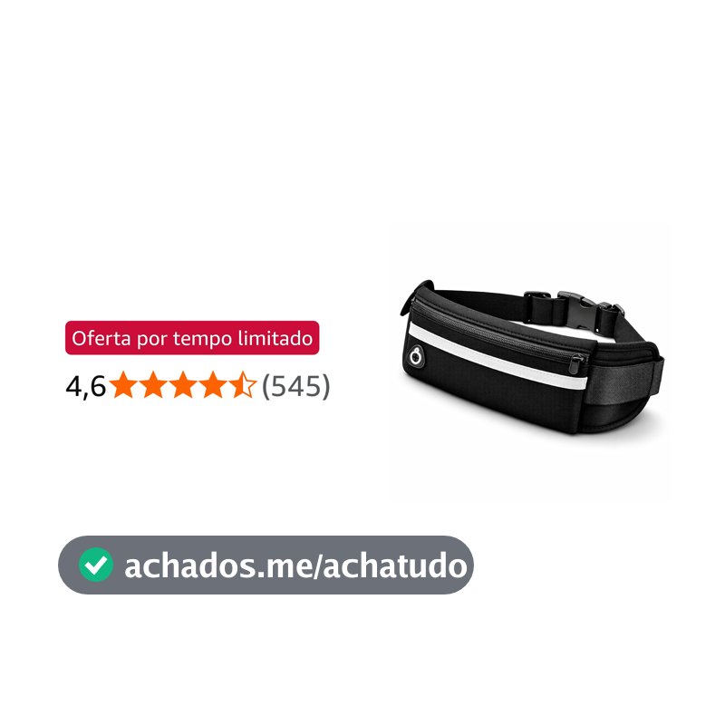 Pochete Corrida Impermeável Porta Celular – Ajustável, Leve e Confortável – Não Balança, Ideal para Academia