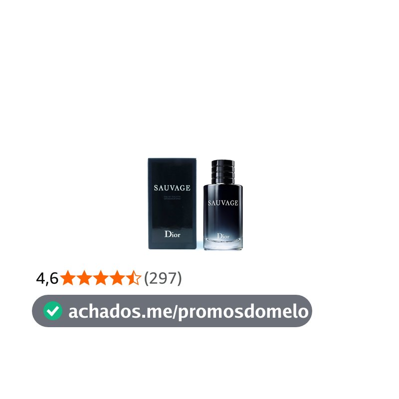 Sauvage Masculino de Christian Dior Eau de Toilette 100ml