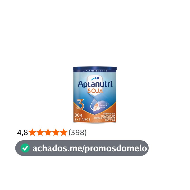 Aptanutri Soja 3 Fórmula Infantil 800g