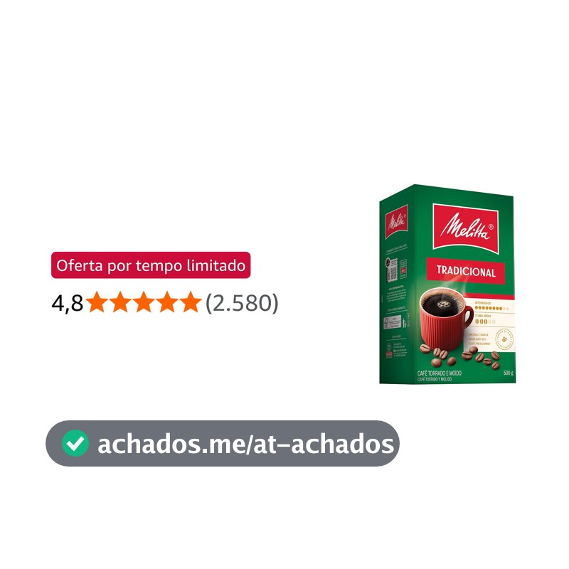 Café Tradicional Melitta Vácuo 500g