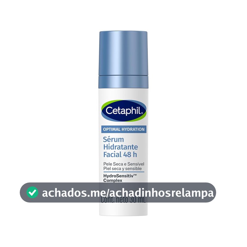 Cetaphil Optimal Hydration Sérum Hidratante Facial 48h Com Ácido Hialurônico 30ml