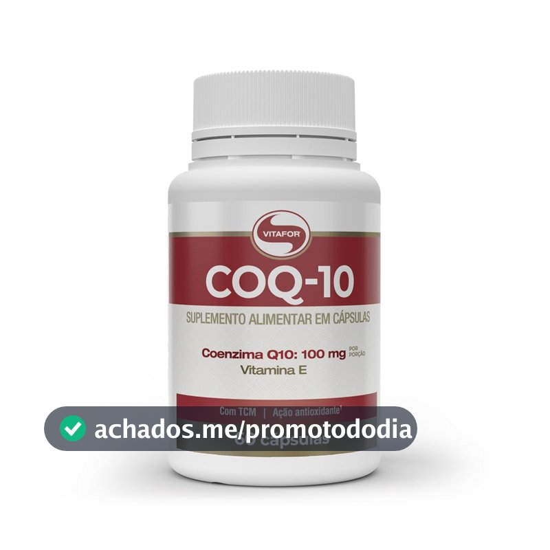 Vitafor - Coenzima Q10 100mg - 60 Cápsulas