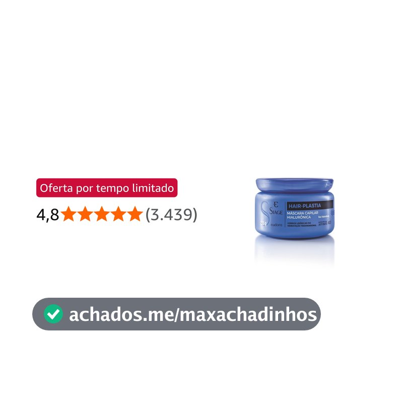 Eudora Siàge Hair-Plastia Máscara Capilar 250g