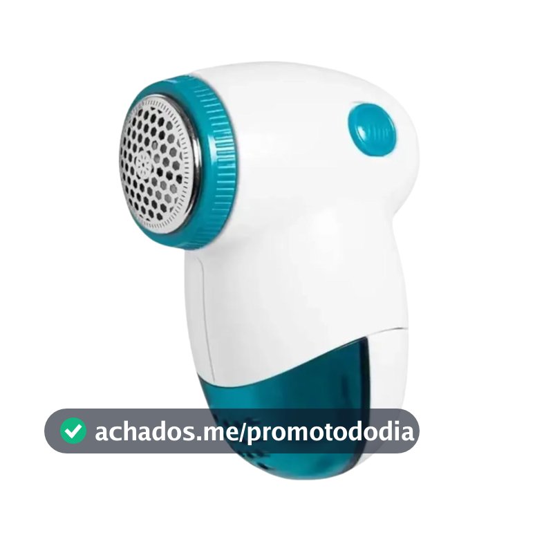 Papa Bolinhas Portátil, para Remoção de Bolinhas das Roupas, CST0146, Flash Limp - ABS Verde Agua
