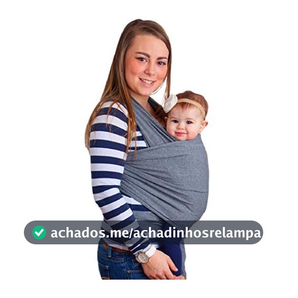 Wrap Sling Cinza Mescla