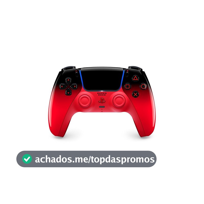 Controle sem fio PlayStation DualSense™ – Techno Red