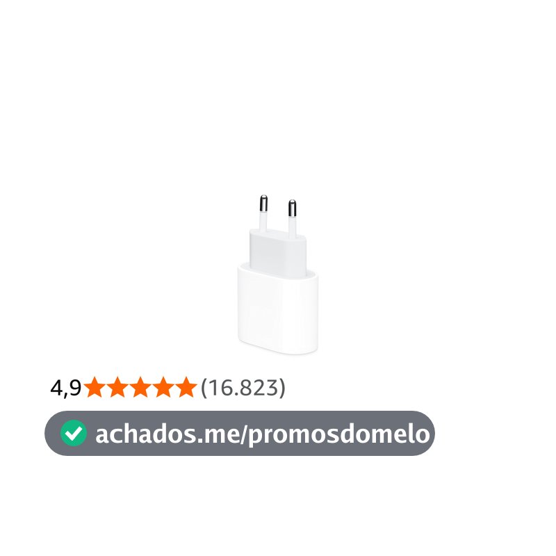 Adaptador de corrente USB-C de 20 W