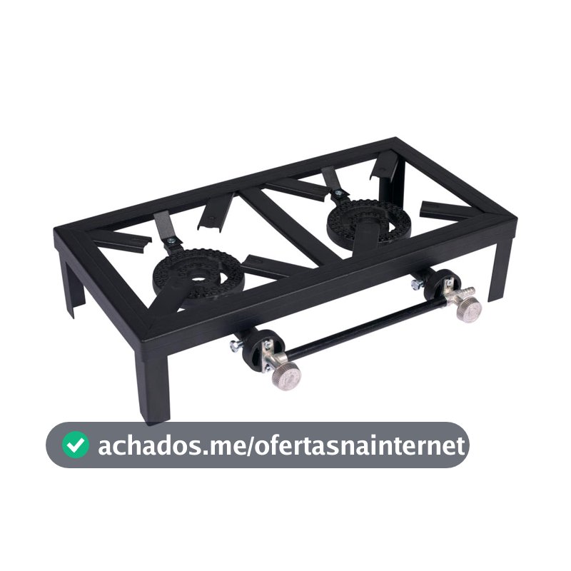 Mor Life - Fogareiro Aço Rustic 2 Bocas