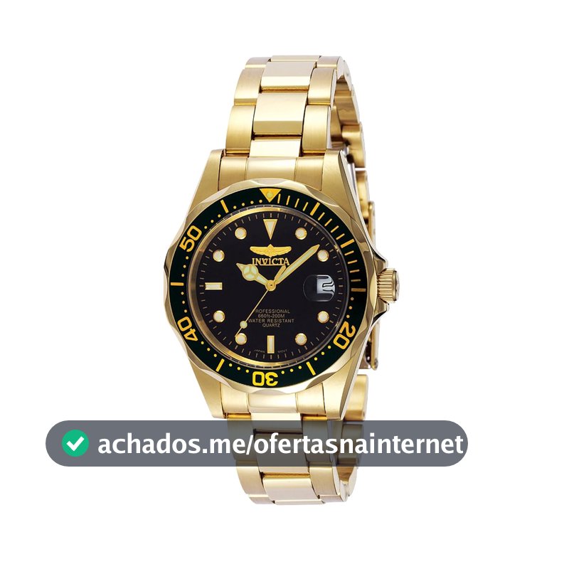 Invicta Relógio automático masculino 3044 de aço inoxidável Pro Diver
