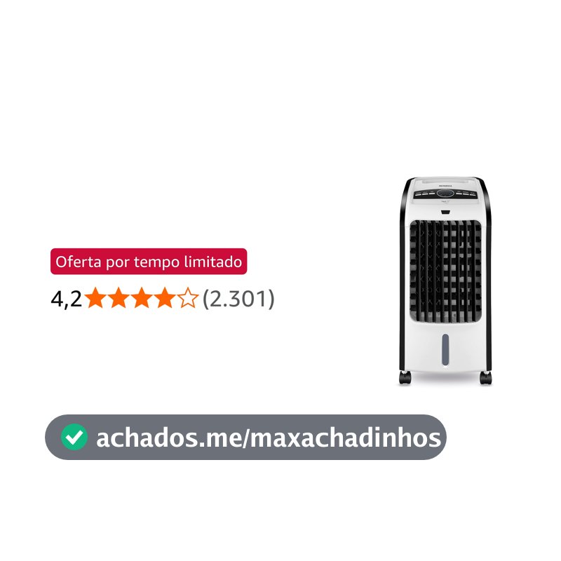 MONDIAL Climatizador Flash Air, Branco/Preto, 80W, 110V - CL-03