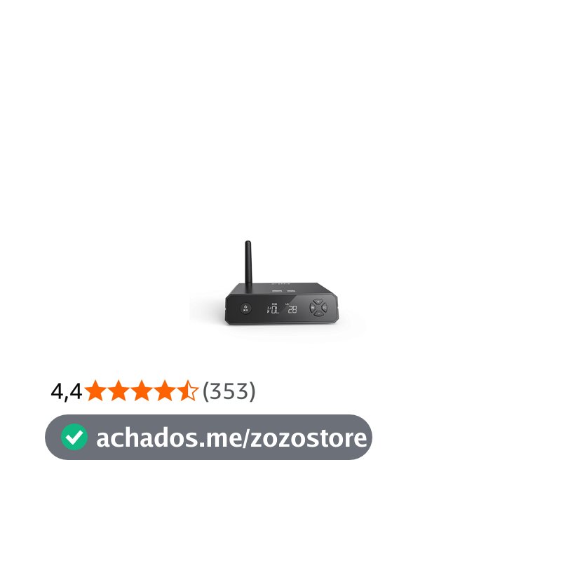FiiO BR13 Receptor de música HiFi Bluetooth 5.1 adaptador Bluetooth de longo alcance com USB DAC, LDAC/aptX de baixa latência, tela OLED e saída coaxial óptica RCA para estéreo doméstico, PC/TV