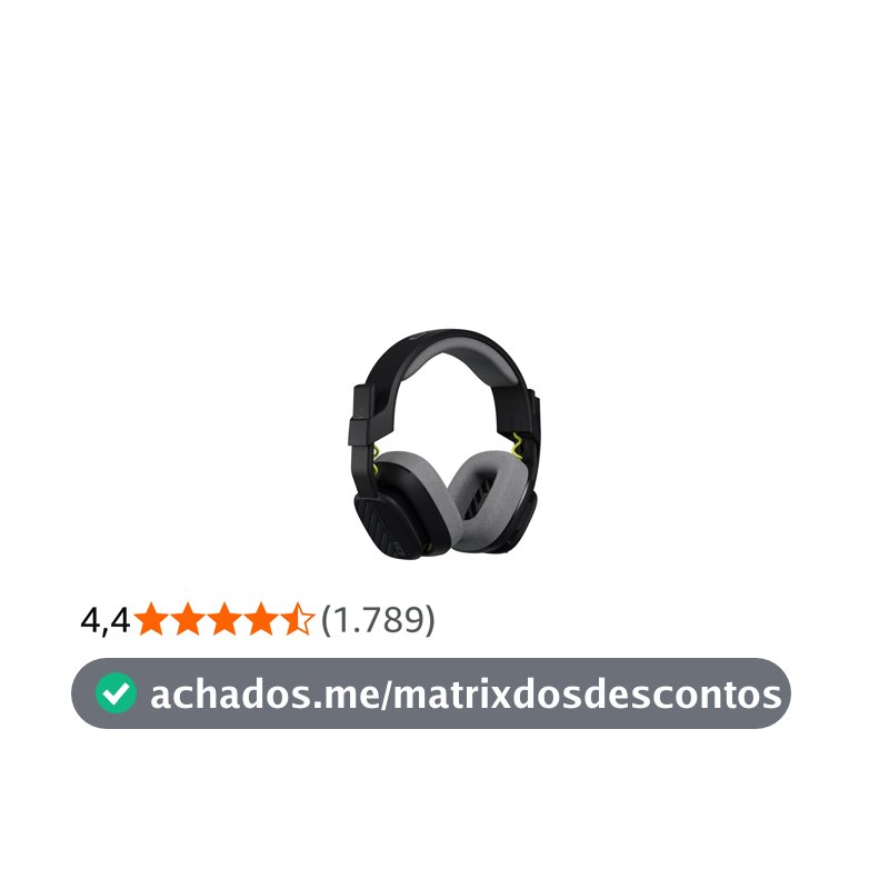 Headset Com Fio ASTRO A10 Gaming Gen 2 Com Microfone Flip-to-mute, Drivers de 32 mm, Compatível com Xbox Series X