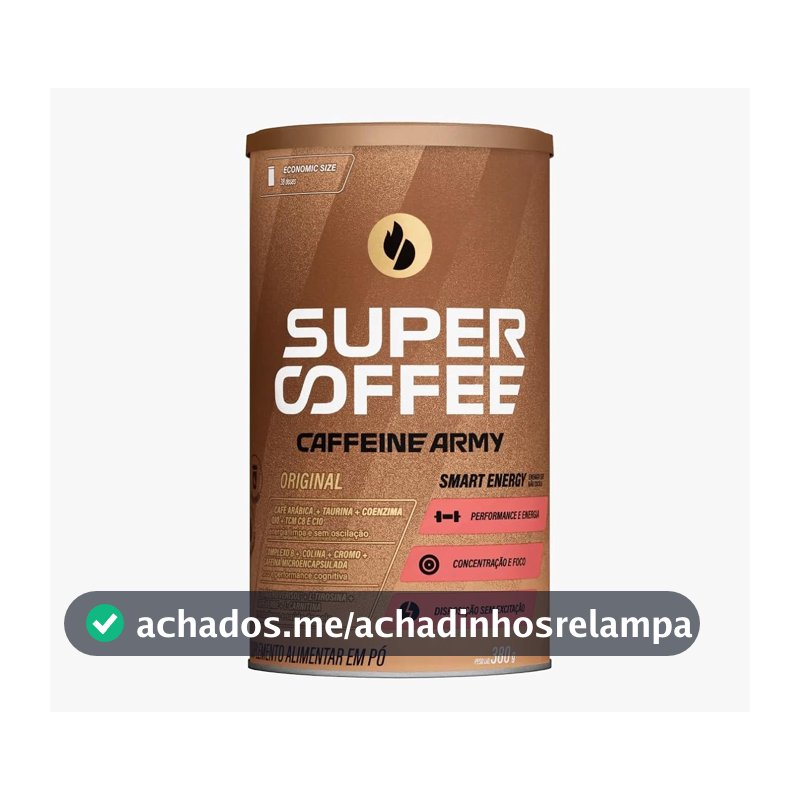 SuperCoffee Original - Economic Size (380g) - Caffeine Army