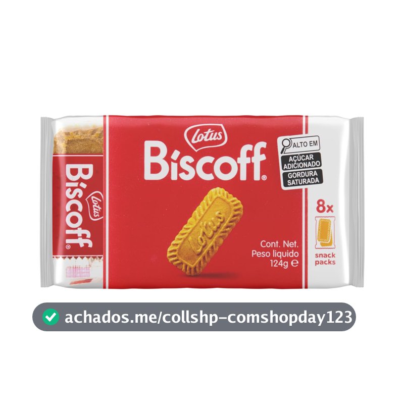 Lotus Biscoff Biscoito Doce Pacote 124G