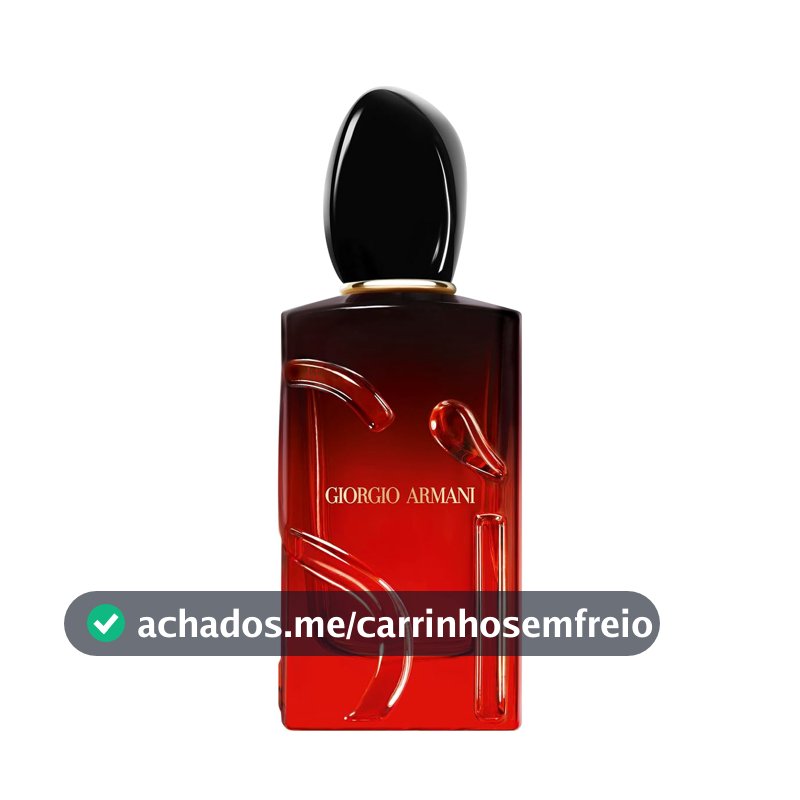 Armani Beauty, Sì Passione Intense Eau de Parfum, Giorgio Armani Perfume Feminino, Fragrância Floral, Ambarada e Intensa com Notas de Jasmim, Baunilha e Pera