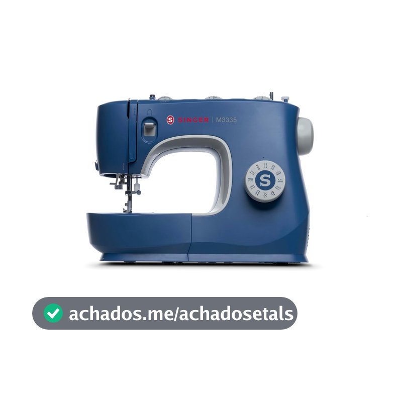 Máquina de Costura M3335 Azul 220V