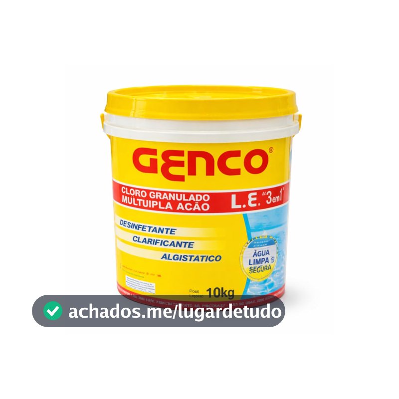 Cloro Genco L.E Mult 3x1-10kg