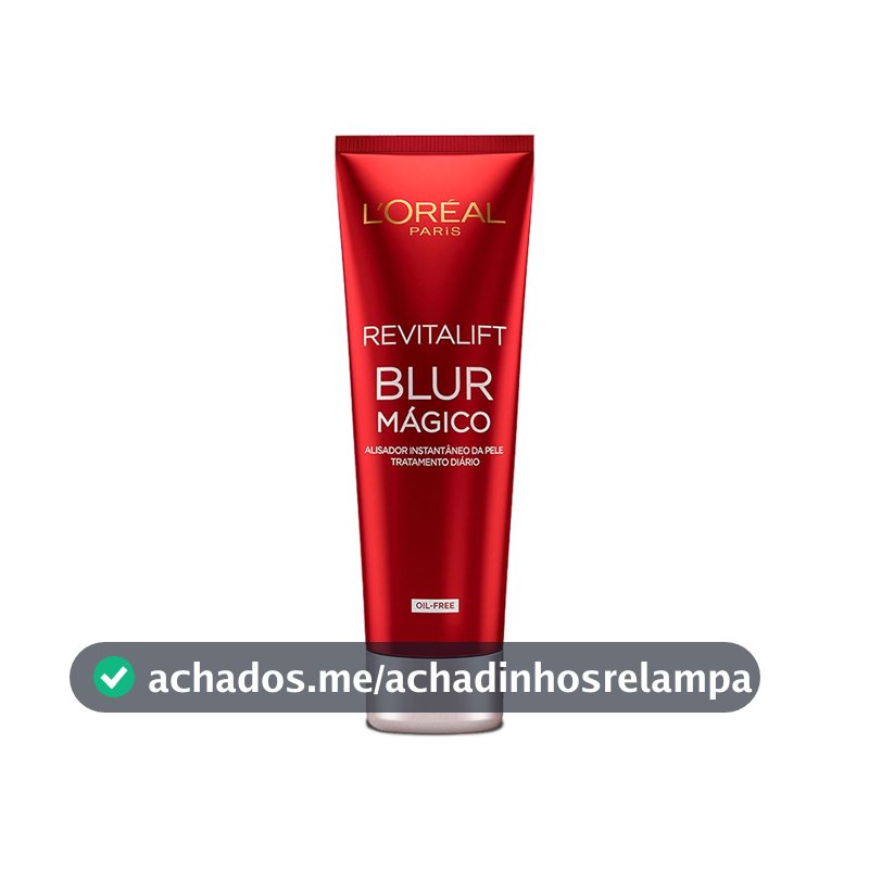 L'Oréal Paris Revitalift Blur Mágico, Primer Facial com Tecnologia Opti-Blur, Efeito Blur Matte, Disfarça Rugas e Poros Instantaneamente, 27g