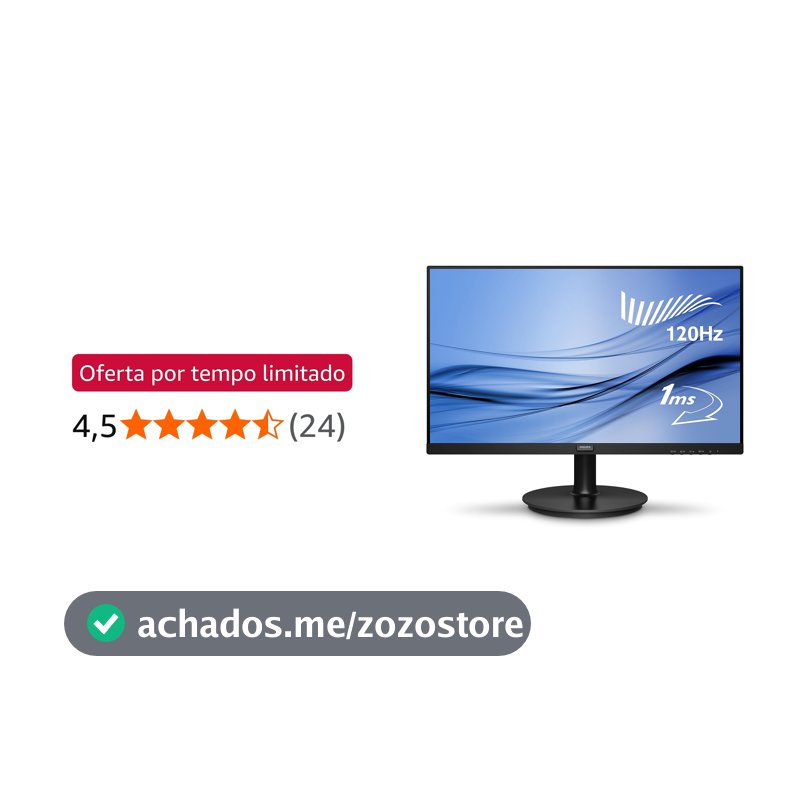 Monitor Philips 22" 120Hz 1ms Gaming 221V8LB3