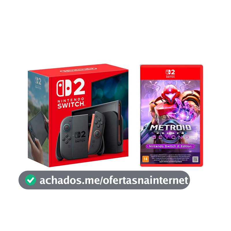 Console Nintendo Switch 2 + Jogo Metroid Prime 4: Beyond