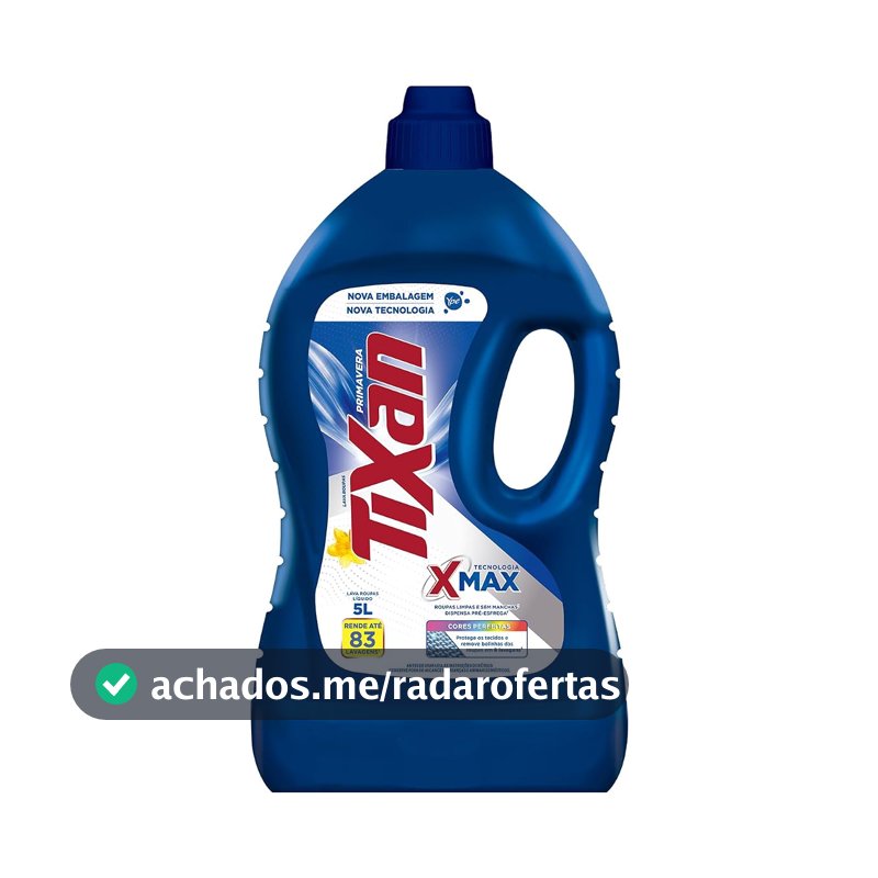 Tixan Ypê Lava Roupas Líquido Primavera 5L