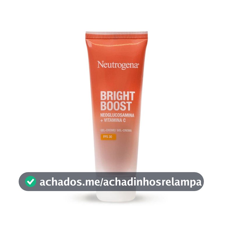 Creme Facial em Gel Neutrogena Bright Boost, FPS 30, 40g