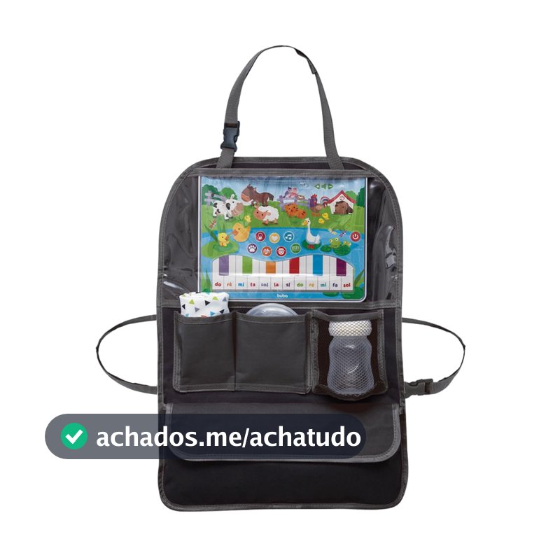 Buba Organizador Para Carro Com Case Para Tablet Preto