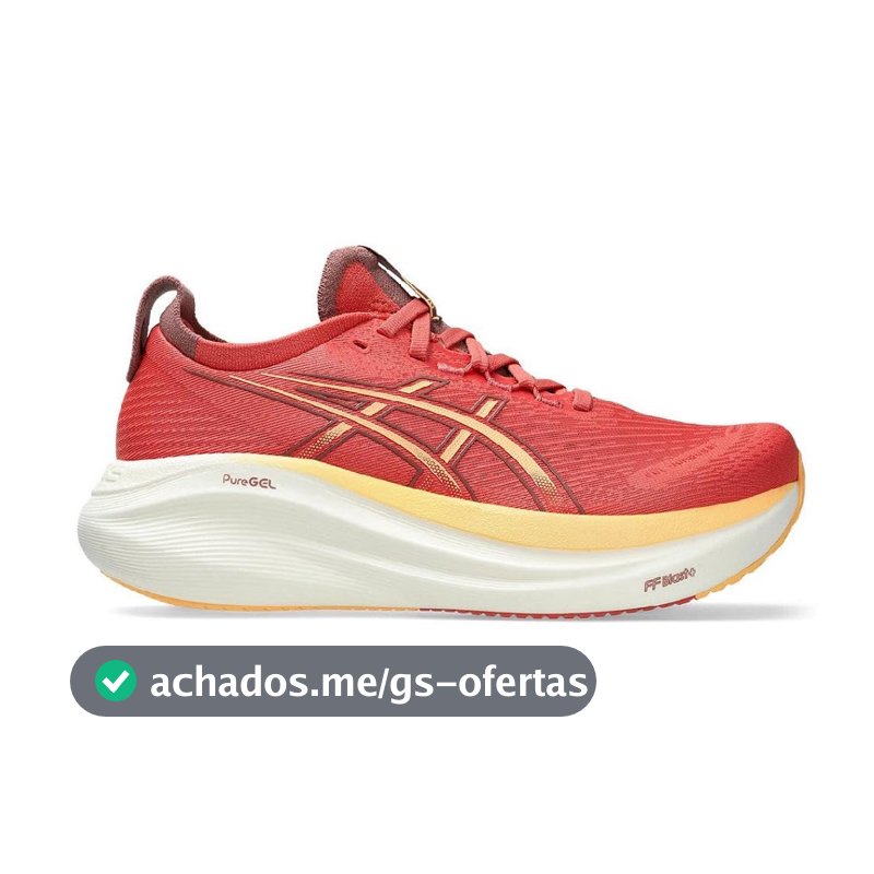 Tênis Asics Gel-nimbus 27 Feminino - Preto/rose - 39