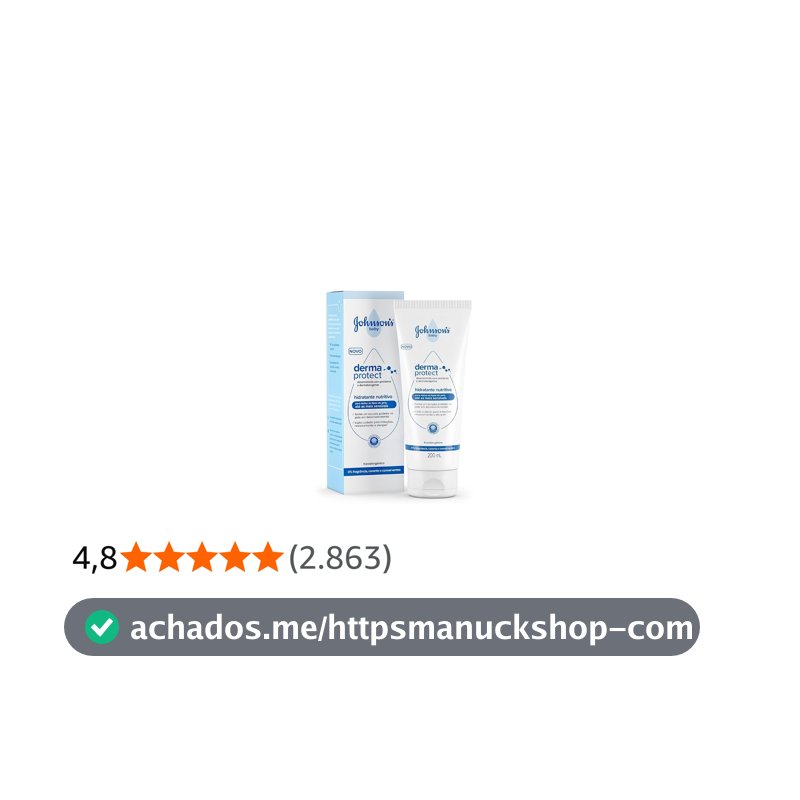 Loção Hidratante Corporal Johnson's Baby Derma Protect, 200ml